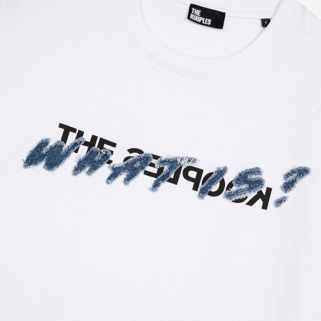 Tee-Shirt What Is Bleu Brodé